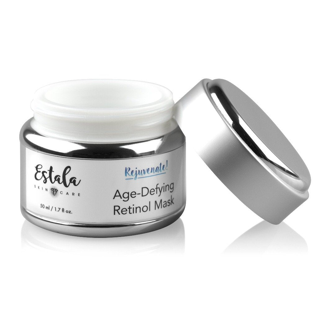 Age Defying Retinol Mask by Estala Skincare on White Background